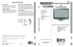 Sony KDL40W2000 SAMS Quickfact