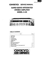 Onkyo A45 OEM Service
