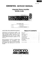 Onkyo A803 OEM Service