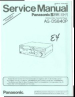 PANASONIC AGDS840 OEM Service