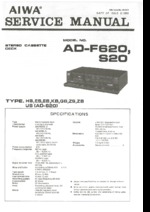 AIWA ADF620 OEM Service