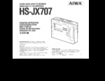 AIWA HSJX707 OEM Owners