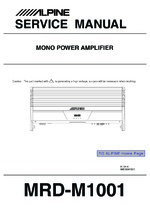 Alpine MRD-M1001 OEM Service