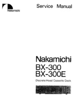 Nakamichi BX300 OEM Service