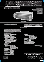 SONY CDX3800 OEM Service