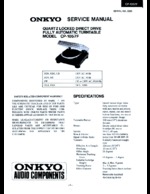 Onkyo CP1057F OEM Service