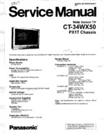 Panasonic CT34WX50 OEM Service