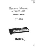 CASIO CT360 OEM Service