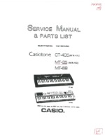 CASIO MT68 OEM Service