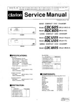 CLARION CDC1205 OEM Service