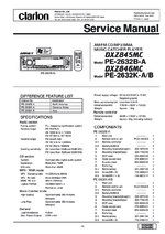 Clarion PE-2632K-A/B OEM Service