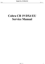 Cobra 19DX4EU OEM Service