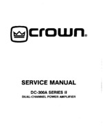 CROWN DC300A OEM Service