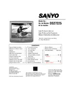 Sanyo DS27225 OEM Owners