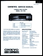 Onkyo DX-1700 OEM Service