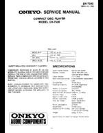 Onkyo DX-7500 OEM Service