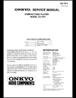 Onkyo DX-7911 OEM Service