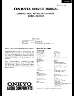 Onkyo DXC400 OEM Service