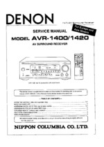 Denon AVR-1420 OEM Service