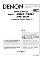 DENON AVC-1890 OEM Service