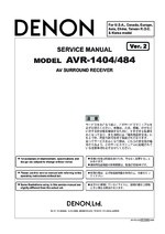 DENON AVR1404 OEM Service