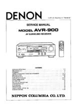 DENON AVR900 OEM Service