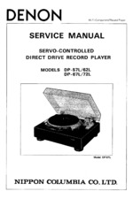 DENON DP62L OEM Service