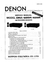 DENON DRA425R OEM Service