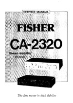 FISHER CA2320 OEM Service