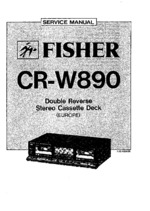 Fisher CRW890 OEM Service