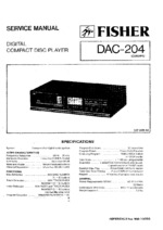 Fisher DAC204 OEM Service