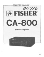 Fisher CA800 OEM Service