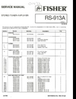 Fisher RS913A OEM Service
