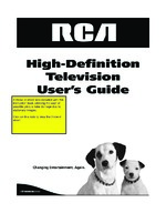 RCA HD52W55 OEM Owners