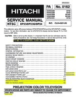 HITACHI 47FWX20B OEM Service
