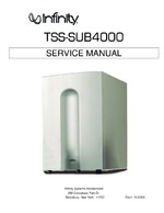 Infinity TSS-SUB4000 OEM Service