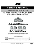 JVC DXJ10EE OEM Service