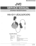 JVC HA-G11 OEM Service