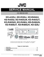 JVC KDR405UH OEM Service
