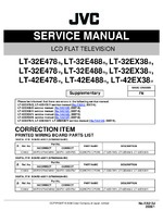 JVC LT32E478 OEM Service