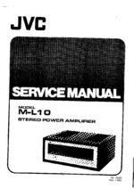 JVC M-L10 Service Guide