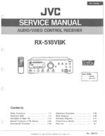 JVC RX-518VBK OEM Service