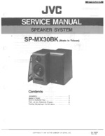 JVC SP-MX30BK OEM Service
