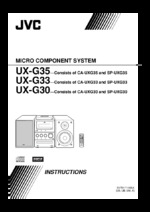 JVC UX-G35 OEM Owners