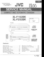 JVC XLF252BK OEM Service
