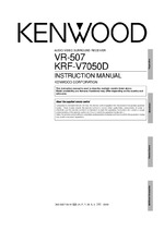 Kenwood VR507 OEM Owners