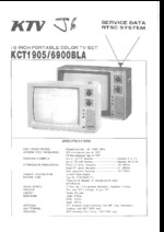 KTV KTC6900BLA OEM Service