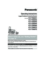 PANASONIC KXTG6842 OEM Owners