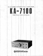 Kenwood KA7100 OEM Owners