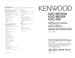 KENWOOD KDC-MP228 OEM Owners